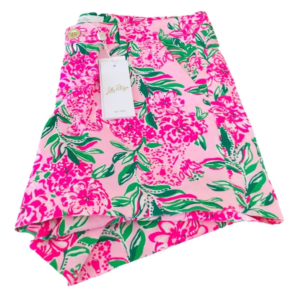 Lilly Pulitzer Callahan 5” Shorts-Conch Shell Pink NEW - Picture 8 of 12